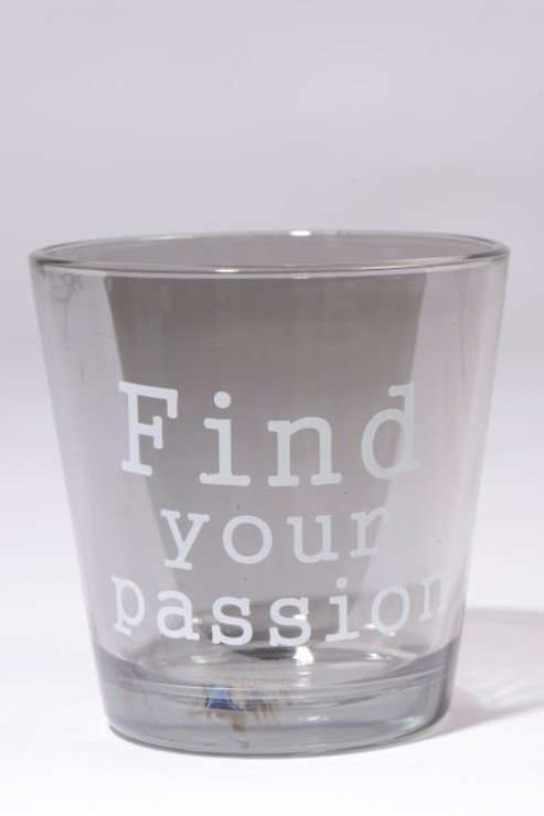 Kaemingk Wind Lantern Glass Find Your Passion Gray - Pic 1