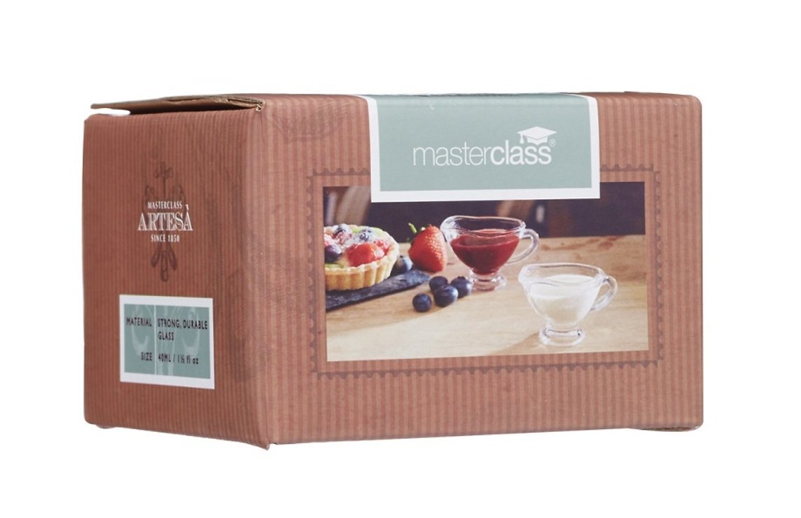 KitchenCraft Servierschalen Artesa 40 ml Glas 2er Set - Thumbnail 2