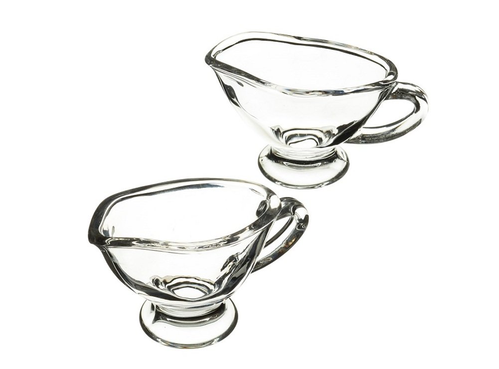 KitchenCraft Servierschalen Artesa 40 ml Glas 2er Set - Thumbnail 1