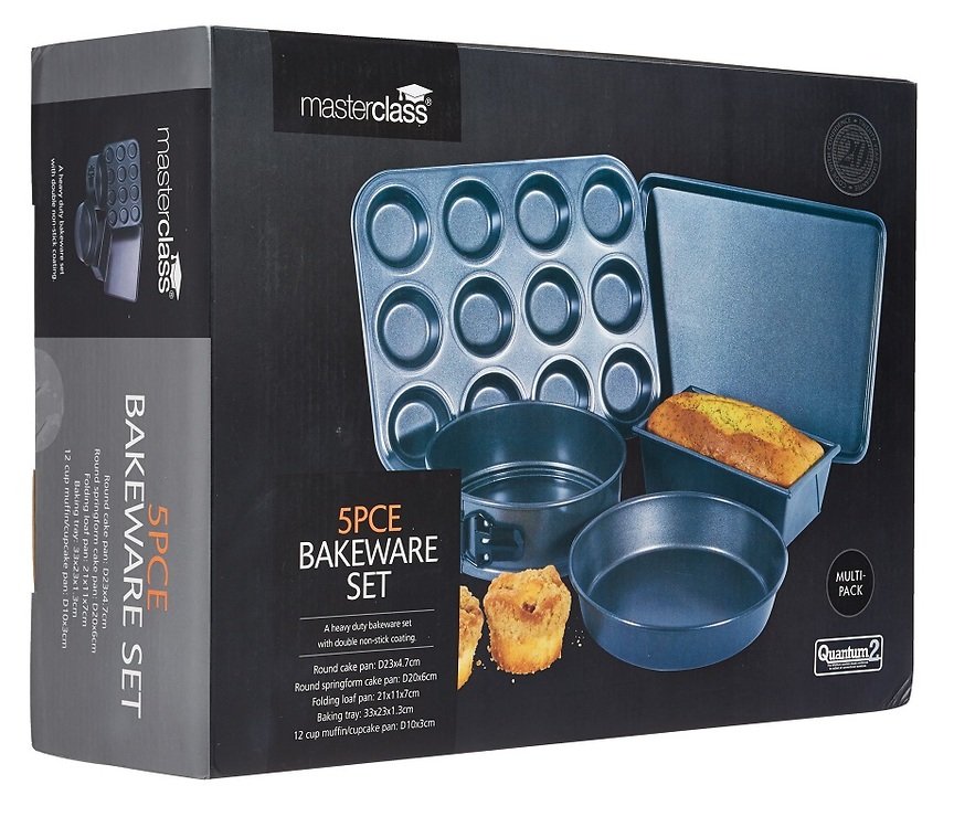 KitchenCraft Backformen Set 5-teilig antihaft - Thumbnail 1