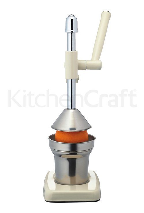 KitchenCraft Entsafter Living Nostalgia 36,5 cm Aluminium creme - Thumbnail 3