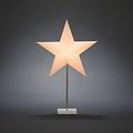 Konstsmide paper star with stand 71,5cm E14 socket incl. cable white - Thumbnail 1