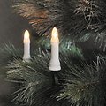 Konstsmide Lichterkette Baumkerzen weiß 16 LED Dioden 9m außen grün - Thumbnail 1