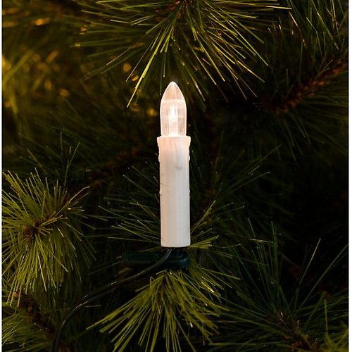 Konstsmide light chain tree candles white 15 LED 5,6m indoor