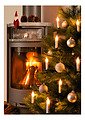 Konstsmide chaîne lumineuse bougies d'arbre blanc givré 20 ampoules 13,30m intérieur - Thumbnail 2