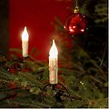 Konstsmide chaîne lumineuse bougies d'arbre blanc givré 20 ampoules 13,30m intérieur - Thumbnail 1