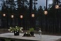 Konstsmide cadena de luces para fiestas Globe clear 10 LED para exteriores 4,5m negro - Thumbnail 4