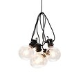 Konstsmide party light chain Globe clear 10 LED outdoor 4,5m nero - Thumbnail 1