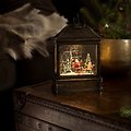 Lanterne de neige Konstsmide LED Père Noël remplie d'eau 1 pile LED et transformateur 25cm - Thumbnail 1