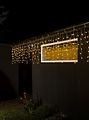 Konstsmide LED light curtain sleet 200 LED blanco cálido exterior 5,07m transparente - Thumbnail 2