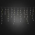 Konstsmide LED Lichtervorhang Eisregen 400 LED warmweiß außen 10,27m transparent - Thumbnail 1