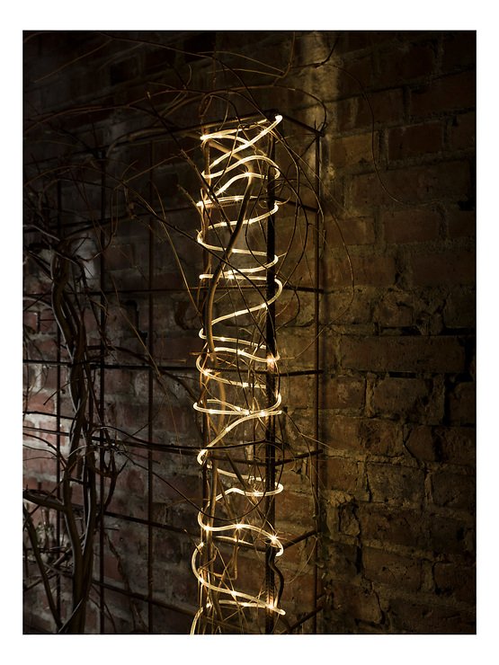 Konstsmide Lichterschlauch Mini 65 LED warmweiß 5m batteriebetrieben transparent außen - Thumbnail 2