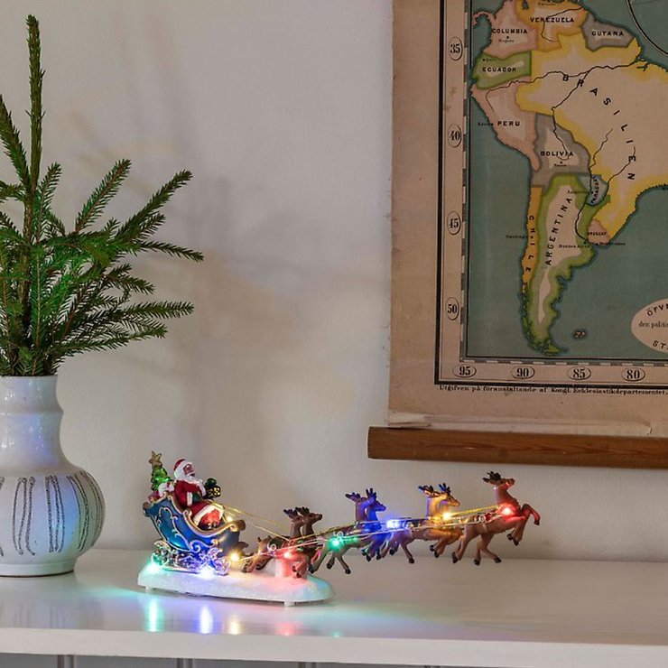 Konstsmide LED Szenerie Weihnachtsmann 10 LED batteriebetrieben bunt kaufen