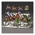 Konstsmide scenery light decoration Christmas village with melody 12 LED colorful - Thumbnail 1