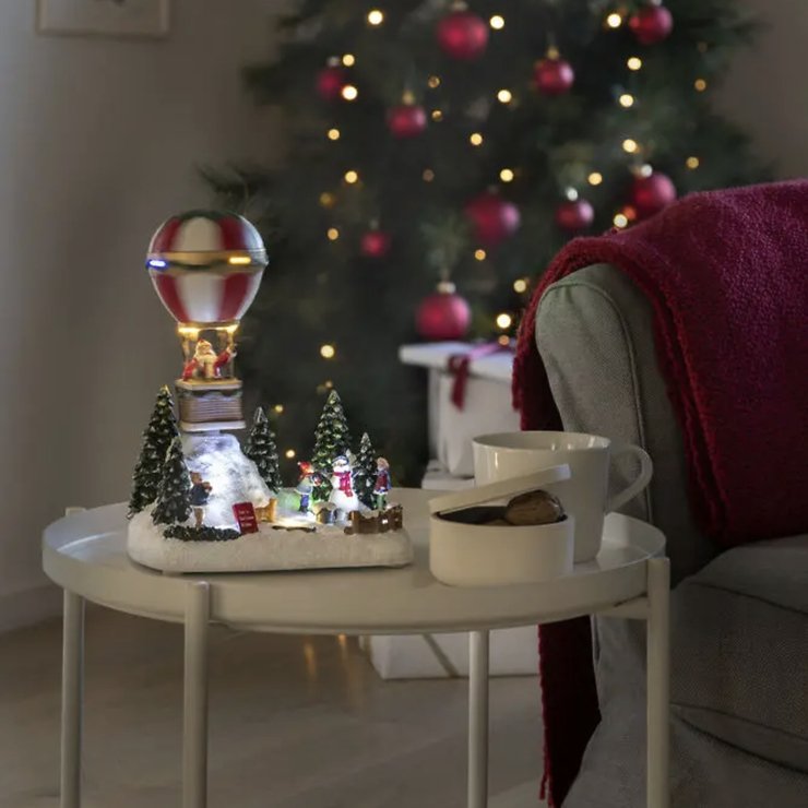 Escenario Konstsmide luz decoración globo música 10 LED colorido - Thumbnail 1