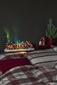 Konstsmide Szenerie Leuchtdekoration Weihnachtszug mit Musik 19 LED batteriebetrieben bunt - Thumbnail 3