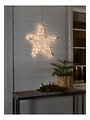 Estrella de luz Konstsmide acrílica 48 LED blanco cálido 58cm temporizador exterior transparente - Thumbnail 2