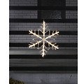 Konstsmide LED pendentif flocon de neige 24 LED blanc chaud extérieur acrylique transparent - Thumbnail 3