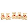 Konstsmide LED Bears Set di 5 40 LED bianco caldo all'aperto acrilico trasparente - Thumbnail 1