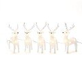 Konstsmide LED Reindeer Set di 5 40 LED bianco caldo acrilico per esterno trasparente - Thumbnail 1