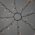 Cadena de luces Konstsmide manto de árbol 8 hilos 400 LED ámbar función de parpadeo 4m negro exterior - Thumbnail 3