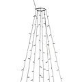 Konstsmide catena luminosa mantello dell'albero 8 fili 400 LED ambra funzione lampeggiante 4m all'aperto nero - Thumbnail 2