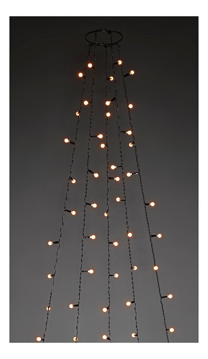 Konstsmide Lichterkette Globe Baummantel 5 Stränge 150 LED warmweiß - Thumbnail 2
