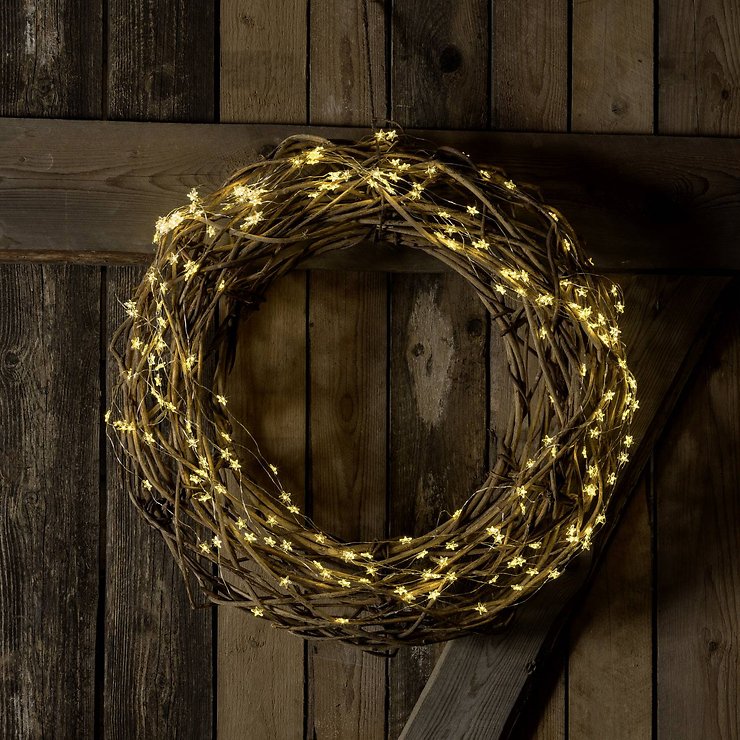 Konstsmide LED fata luci LED stellato orpello 702 LED bianco caldo interno 2,7m argento - Thumbnail 2