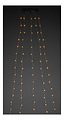 Konstsmide catena luminosa mantello dell'albero 5 fili di filo d'argento 180 LED ambra - Thumbnail 2