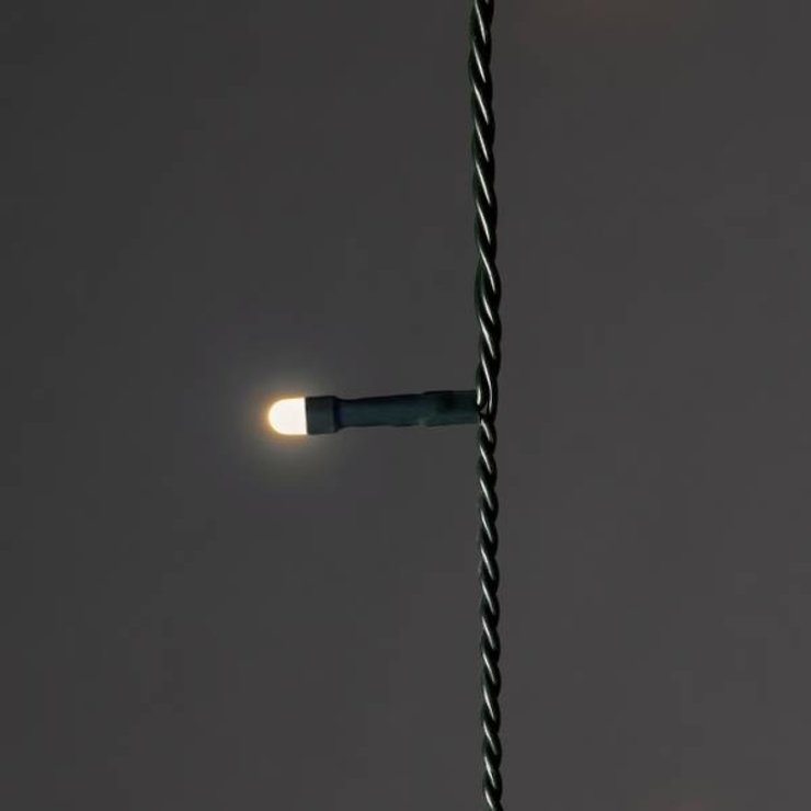 Konstsmide Lichterkette Baummantel 5 Stränge 200 LED bernstein 2,4m grün - Thumbnail 4