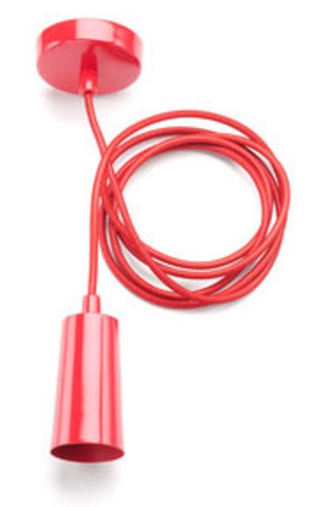 Plumen Energiesparlampe mit Deckenbefestigung rot - Thumbnail 2