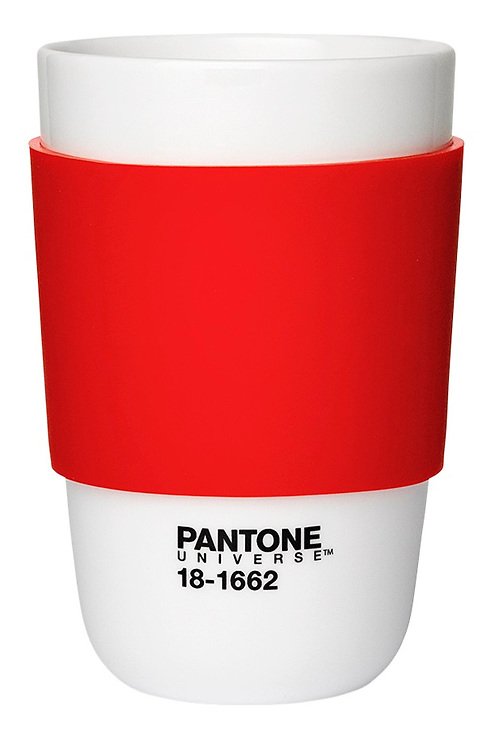 Pantone Universe Cup Classic Porzellan Flame Scarlet 18-1662 - Pic 1