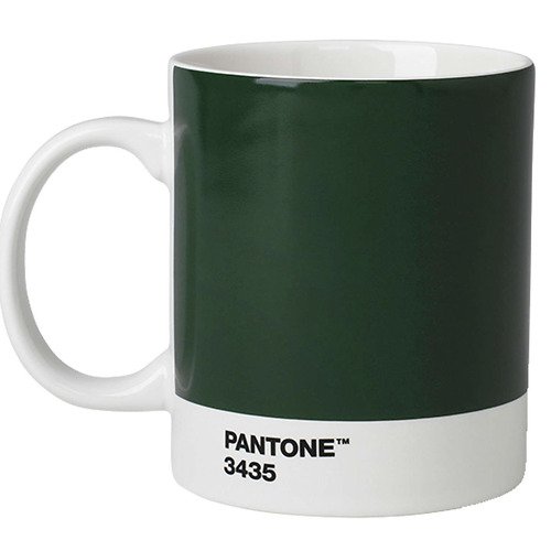 Pantone Mug 375 ml Porcelain Dark Green 3435