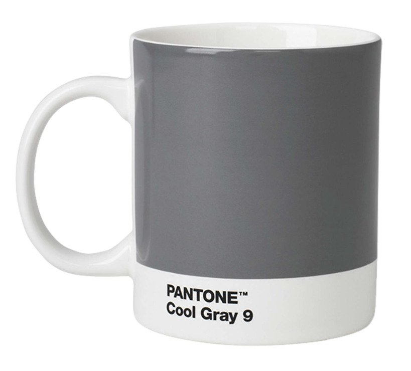 Tasse Pantone 375 ml de porcelaine Cool Gray 9 - Pic 1