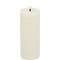 Candela Lights LED Kerze Echtwachs fernbedienbar 5x10 cm cream rustic