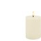 Candela Lights by LC Home Candela LED in vera cera telecomandata 7,5x15 cm crema