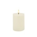 Candela Lights LED Kerze Echtwachs fernbedienbar 7,5x10 cm cream rustic