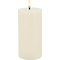 Candela Lights by LC Home Candela LED in vera cera telecomandata 7,5x15 cm crema