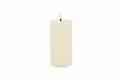 Candela Lights by LC Home LED Kerze Echtwachs fernbedienbar 7,5x15 cm creme