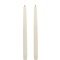 Candela Lights LED Dinnerkerze Echtwachs fernbedienbar 2er Set 2,2x26,5 cm cream rustic