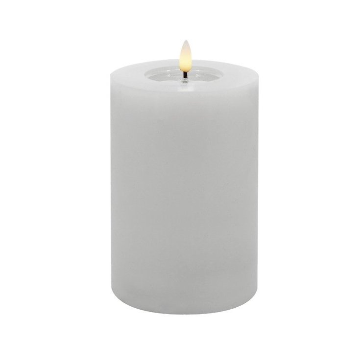 Candela Lights by LC Home LED candle real wax remote controlled 10x15 cm white - Thumbnail 1