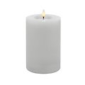 Candela Lights by LC Home LED candle real wax remote controlled 10x15 cm white