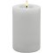 Candela Lights by LC Home Candela a LED in vera cera telecomandata 10x20 cm bianco