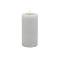 Candela Lights LED Kerze Echtwachs fernbedienbar 10x20 cm winter white glatt