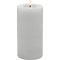 Candela Lights by LC Home Candela a LED in vera cera telecomandata 10x15 cm bianco