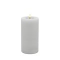 Candela Lights LED Kerze Echtwachs fernbedienbar 10x20 cm winter white glatt
