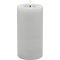 Candela Lights LED Kerze Echtwachs fernbedienbar 10x20 cm winter white glatt