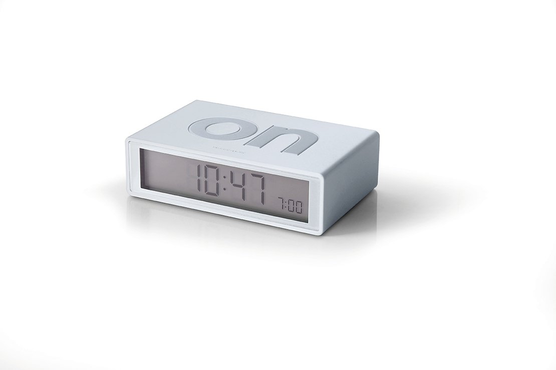 Lexon LCD Wecker FLIP weiß - Pic 1