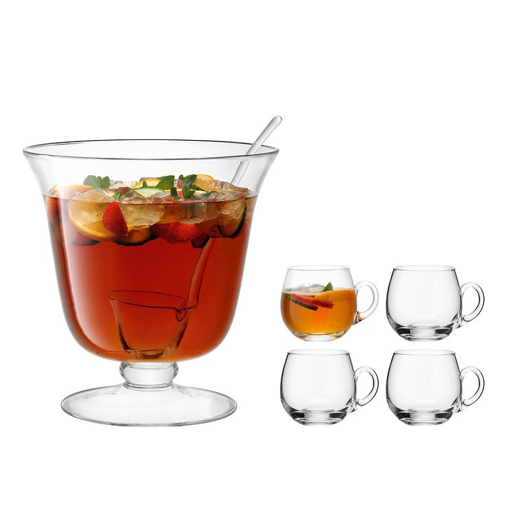 LSA Bowle Set Bar 26,5 cm Glas klar - Thumbnail 1