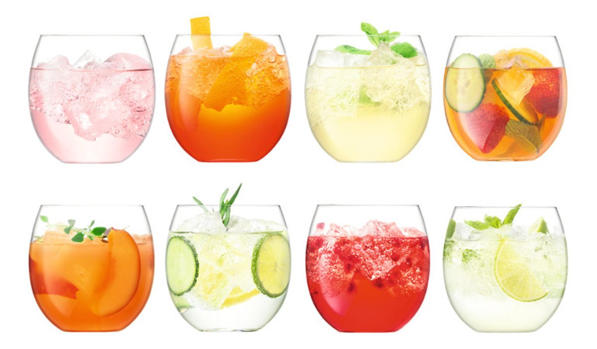 LSA Gläserset Balloon Tumbler 8 Stück 450 ml klar - Thumbnail 1